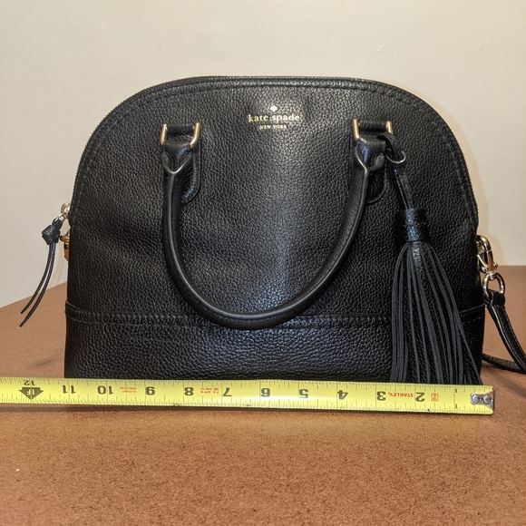 Kate Spade Black Crossbody Bag with Tassel - Picture 6 of 9